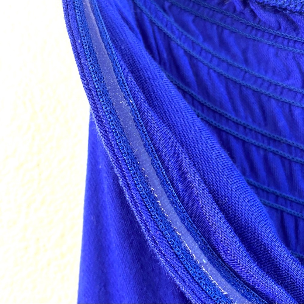 Guess Mini Dress Casual Strapless Blue Small - Picture 8 of 9